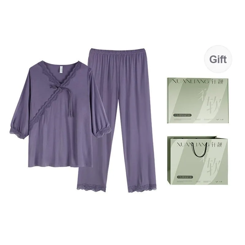 Xuan Liang Pajama Set Women's Gift Box Set-4