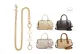 [Crossbody Style]Gold Four-Leaf Clover Chain 90cm