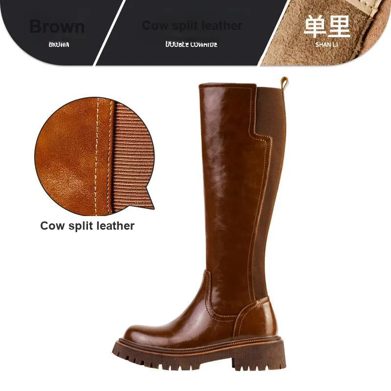 Wonderful Couple Knee-high Boots 5.5cm Women's-10
