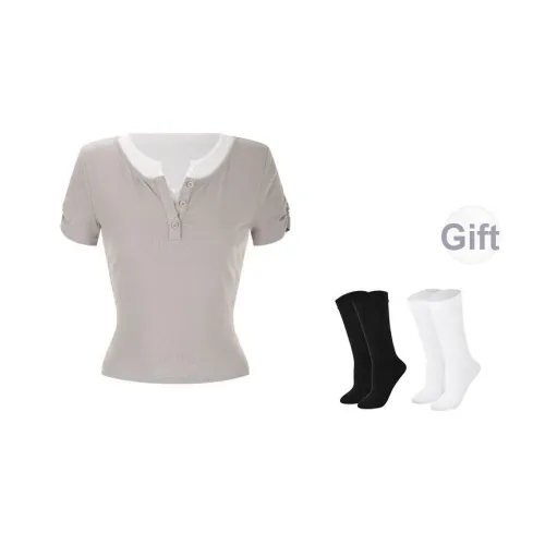 BSEVENI Комплект с короткими рукавами T-рубашка Женская