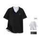 Black (Comes with White T-Shirt+Brooch)