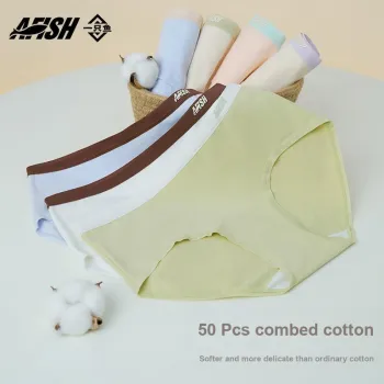 AFISH Underpants Women's 4 Independent Shopping Bags Included