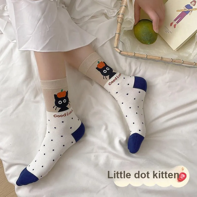 MIIOW Mid Calf Socks Women's 3 Pack-20