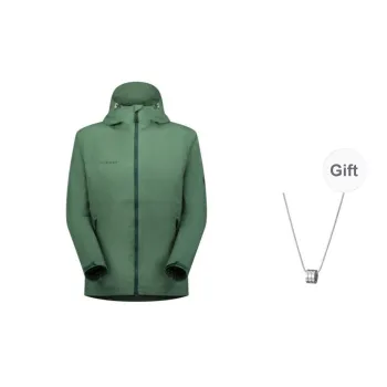 MAMMUT Jacket Unisex Dark Green With Free Necklaces