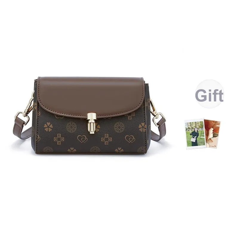 RED DRAGONFLY PVC Сумка через плечо Стандартная Женская Кофейная