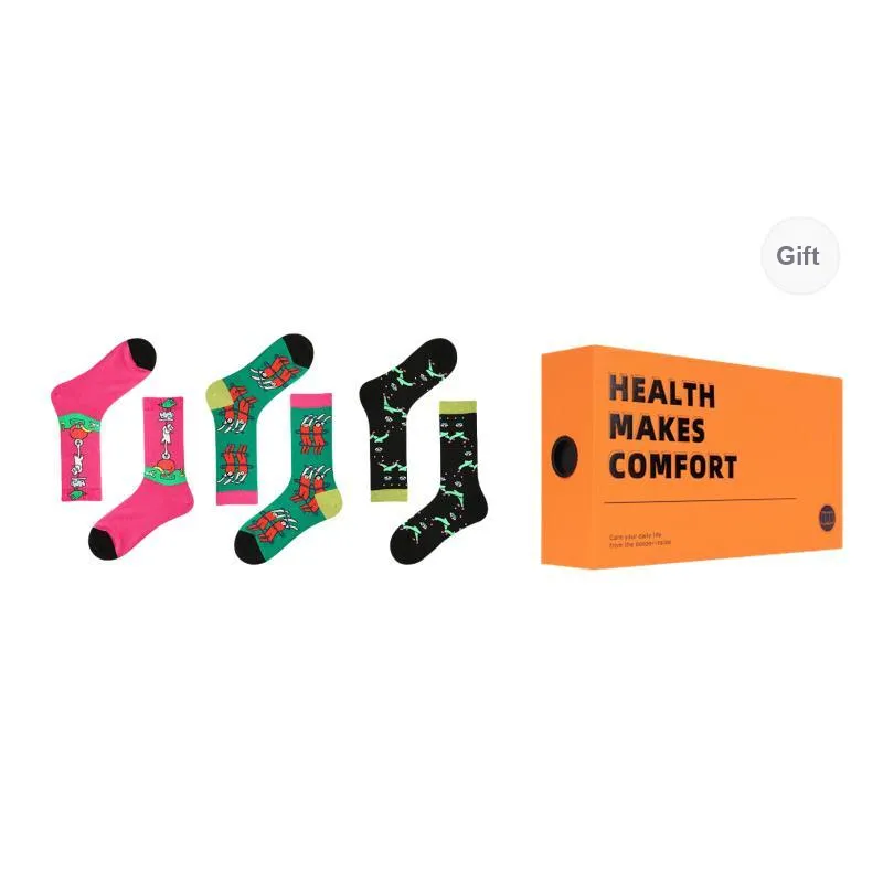 Vine Color Mid Calf Socks Women's 3 Pack-10