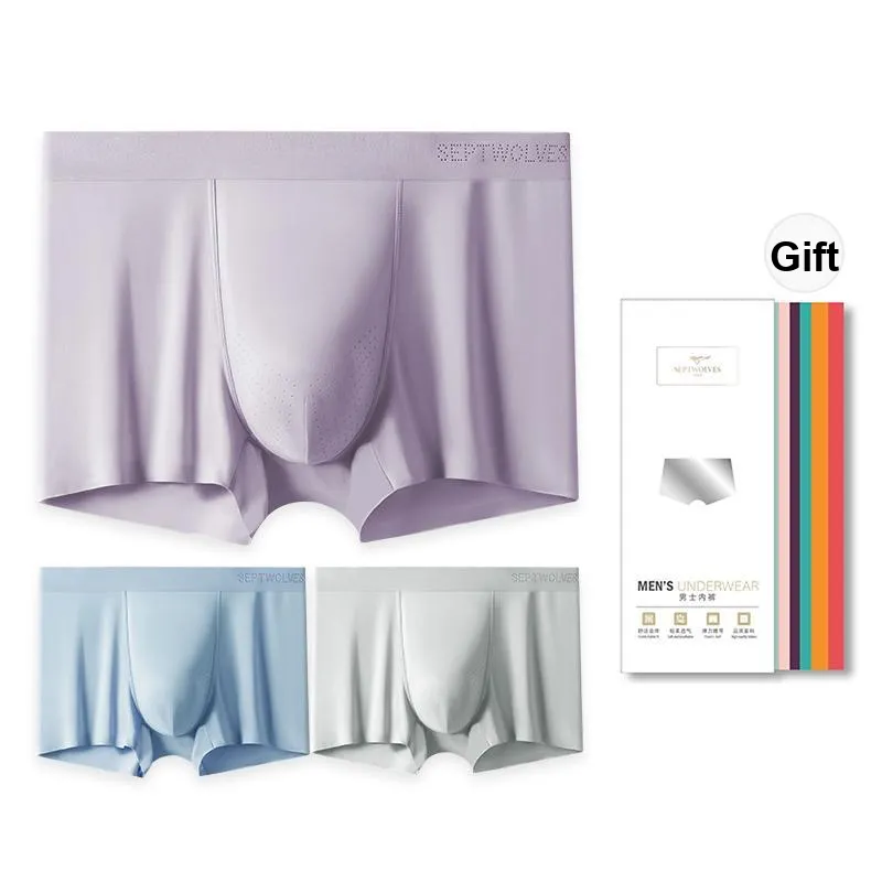 SEPTWOLVES Underpants Men's 3 Pcs Gift Box Set-11