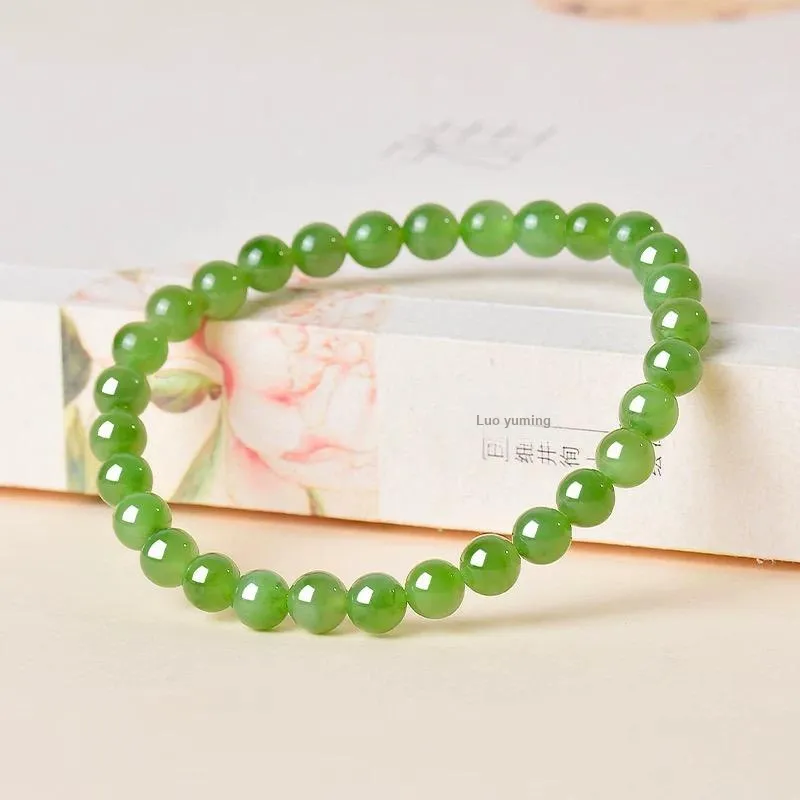 Cuizu Hetian Jade Bracelets Jasper Unisex-3