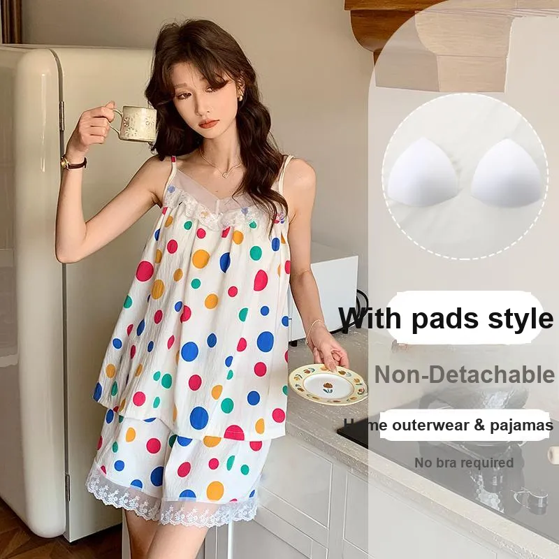 OUSHIBO Pajama Set Women's Image Color-2