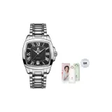Black Dial Natural Steel Band