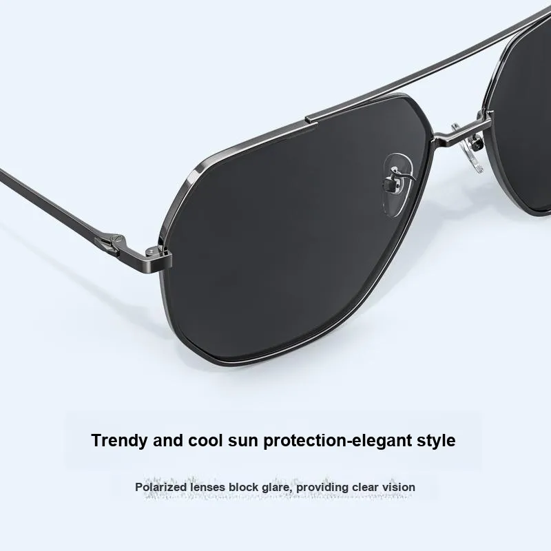 PARZIN Aviator Sunglasses Men's-5