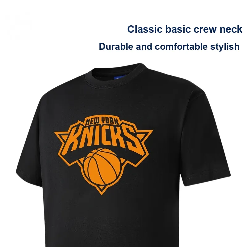 NBA New York Knicks Team Culture Collection T Shirt Unisex Black Nicks-2