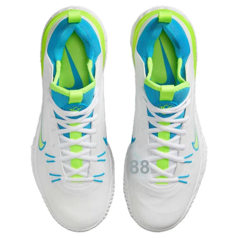 Nike Huarache 9 Elite Tf Lax Se White Volt Vivid Blue-3