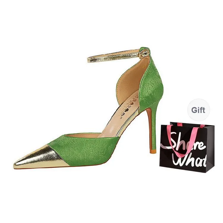BIGTREE Slim Heel High Heels Women's-10