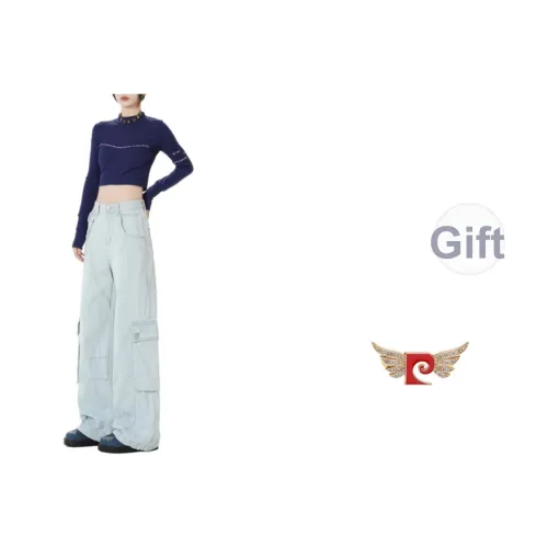 PIERRE CARDIN Светло-синие женские джинсы