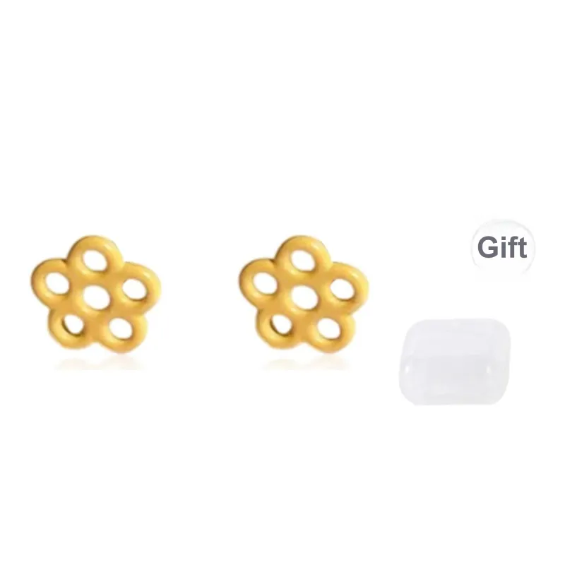 Shiban Ceramic Stud Earrings Women's-5