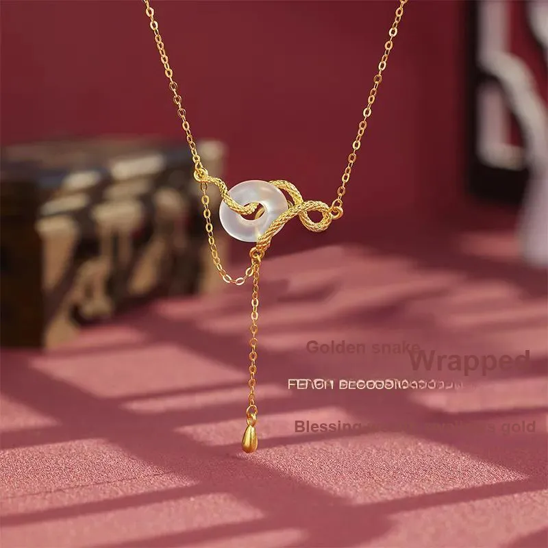 Shang Qianyi Alloy Necklaces Women's-3