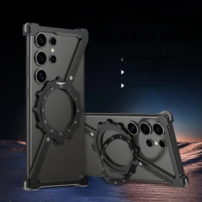 ZHUOJI Metal Z Mechanical Gear Phone Cases Compatibility Samsung Samsung S25Ultra/S24Ultra/s24Ultra/s23//s22-1