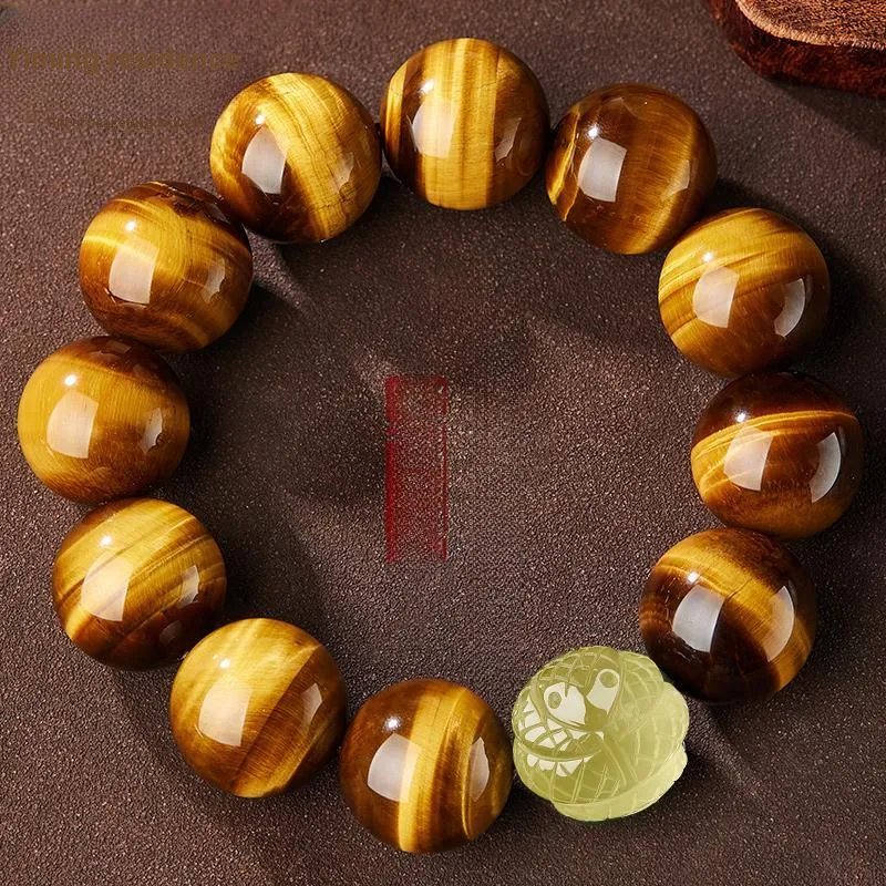 Yi Mingju Tiger's Eye Stone Bracelets Men's-1