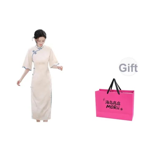 MORii Короткий рукав Платье Женское