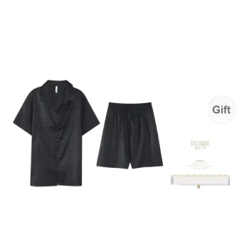 XIA.WA.ZHI.XIU Pajama Set Men's Gift Box Set Image Color
