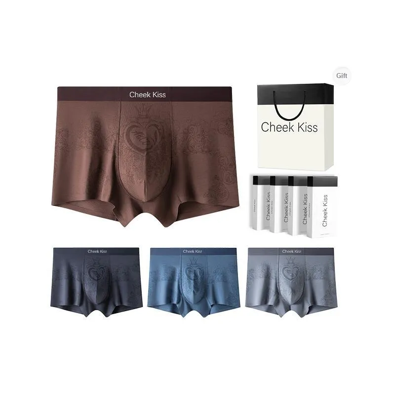 Cheekkiss Underpants Men's 7A Antibacterial Breathable Seamless Briefs HQ 4-9
