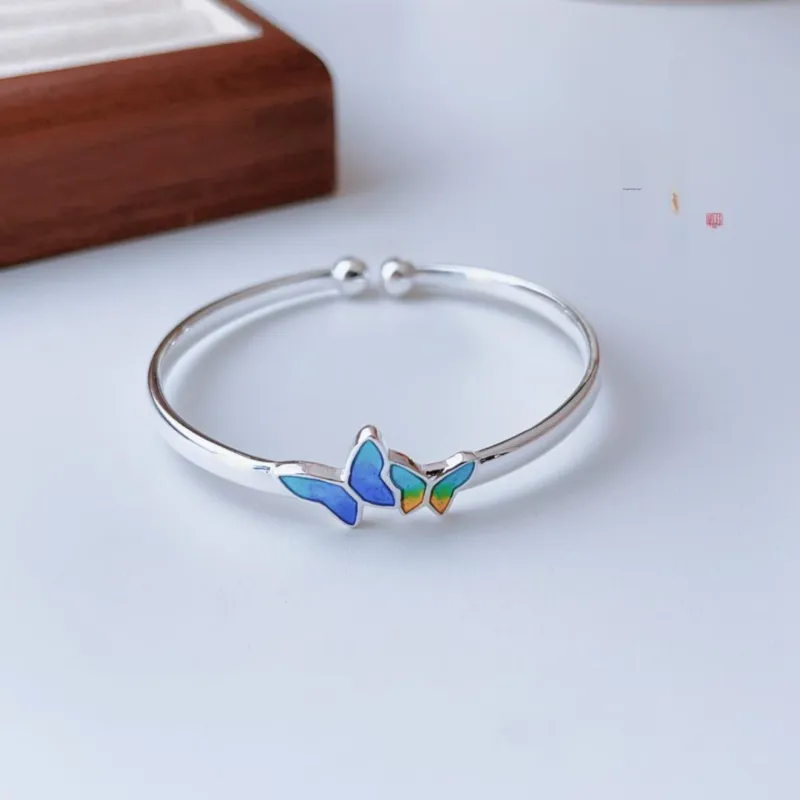 U state 999 Fine Silver Sterling Silver Bracelets Women's-1