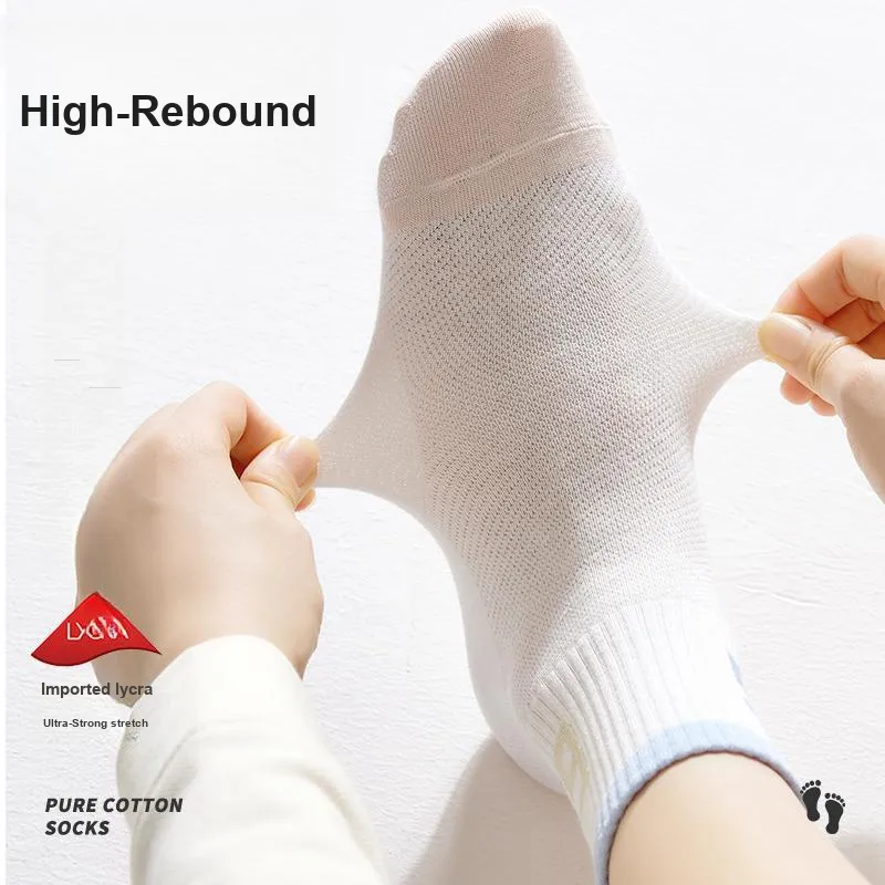 MIIOW Mid Calf Socks Women's 5 Pack-2
