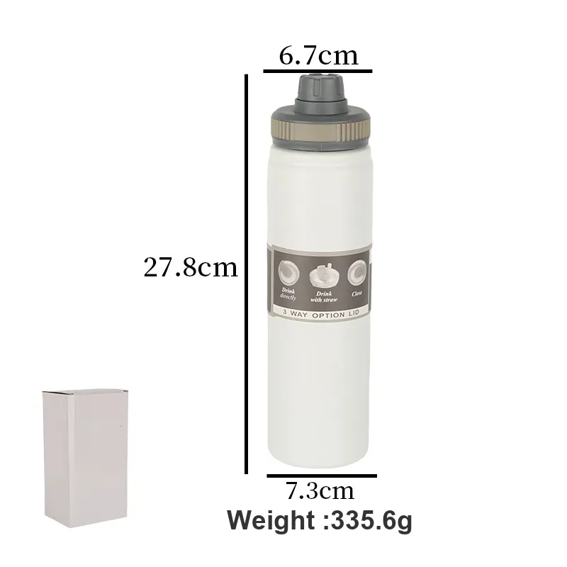 TANLU Outdoor Water Equipment Water Container 800ml Stainless Steel-1