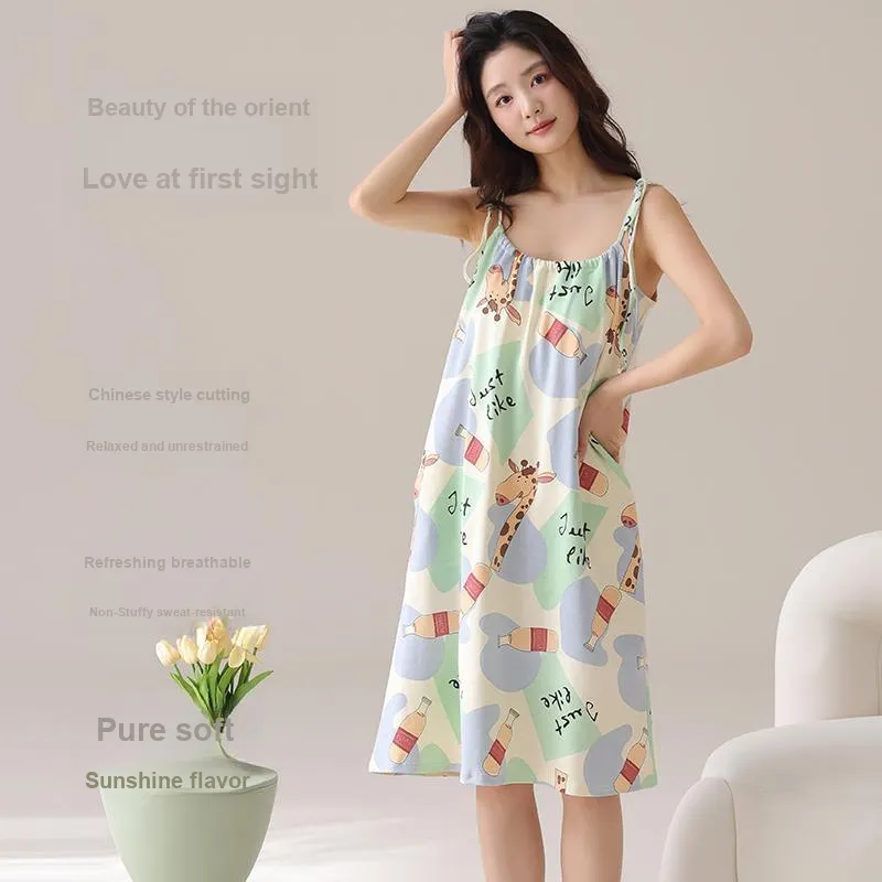Lan Miao Women's Nightgowns-5