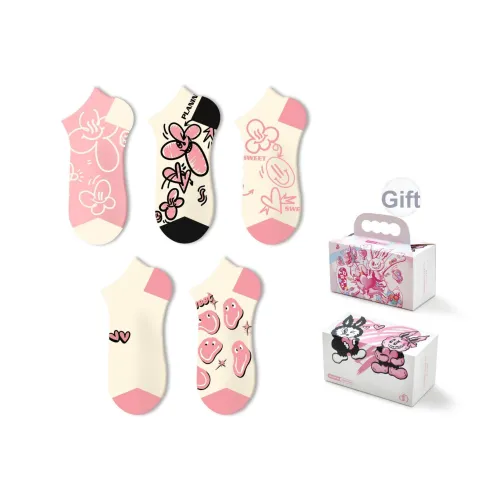 PLAN IN Низкие носки Женские Коробка 5 пар