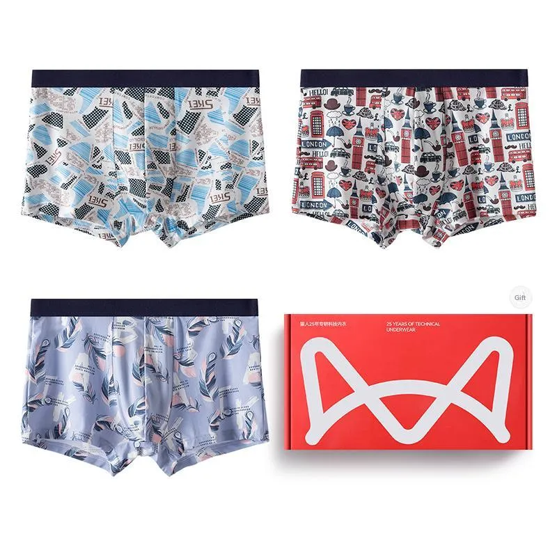 MIIOW Underpants Men's Box 3 Pack-8