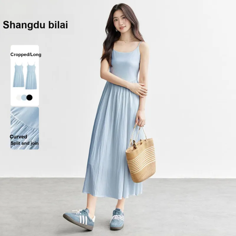 SENTUBILA Slip Dresses Women's-12
