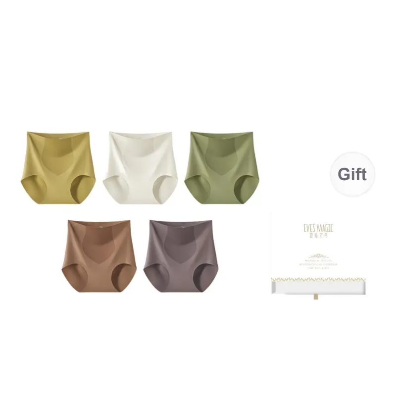 XIA.WA.ZHI.XIU Underpants Women's Shopping Bag 5 Pack-16