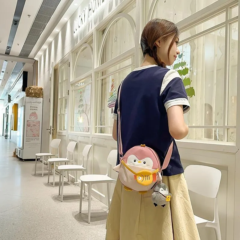 Homeboisportclub Nylon Crossbody Bag Regular Unisex Dark Gray/Pink-7