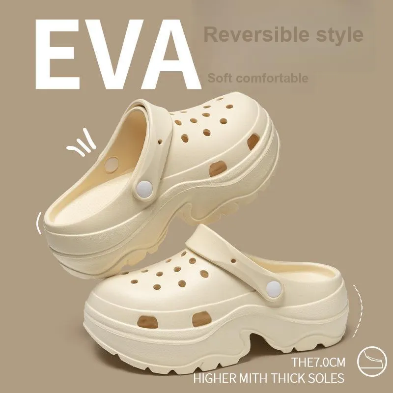 Love Of Wormwood Summer Slip Resistant Students' Eva Squashy And Bouncy Feeling Closed Toe Dormitory Home Slippers-9