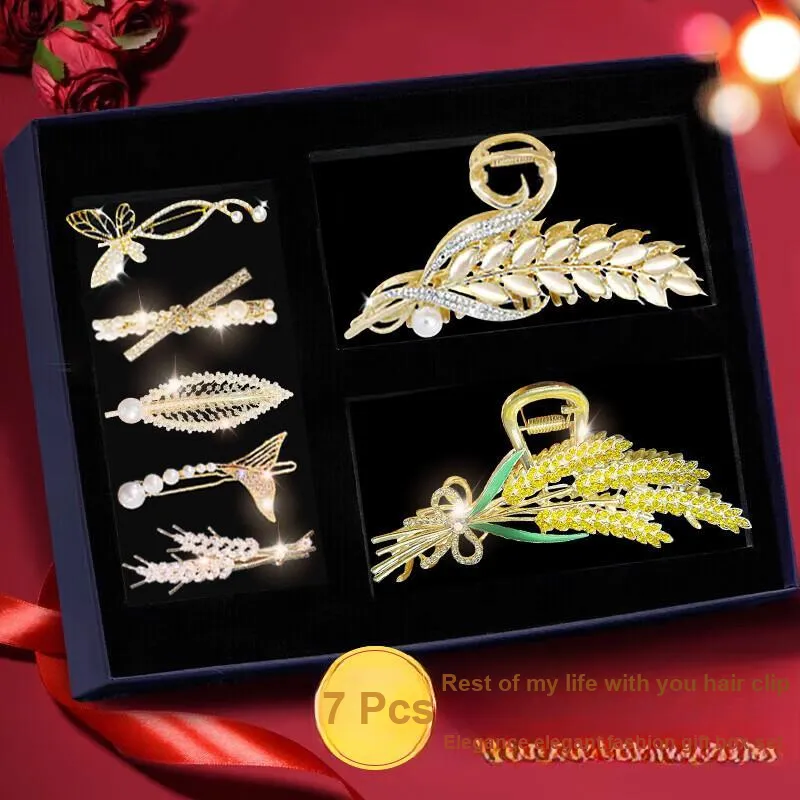 Enchanting Cat Alloy Hair Clips Women's-2