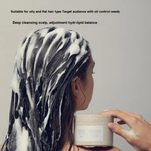 EBERS PAPYRUS Контроль жирности и объем шампунь прозрачный очищающий 300 г Жасмин Патчули