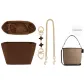 City17 Three-Piece Set[Brown Felt Liner+Four-Leaf Clover+Decorative Chain]