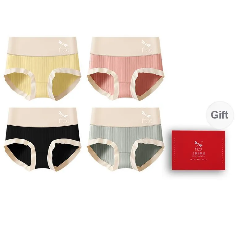 RED DRAGONFLY Cotton Panties Women's 4 Pack-0