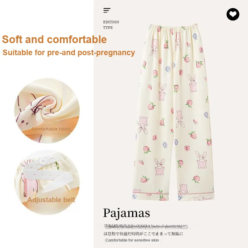 MADALLO Pajama Pants Women's Apricot-1