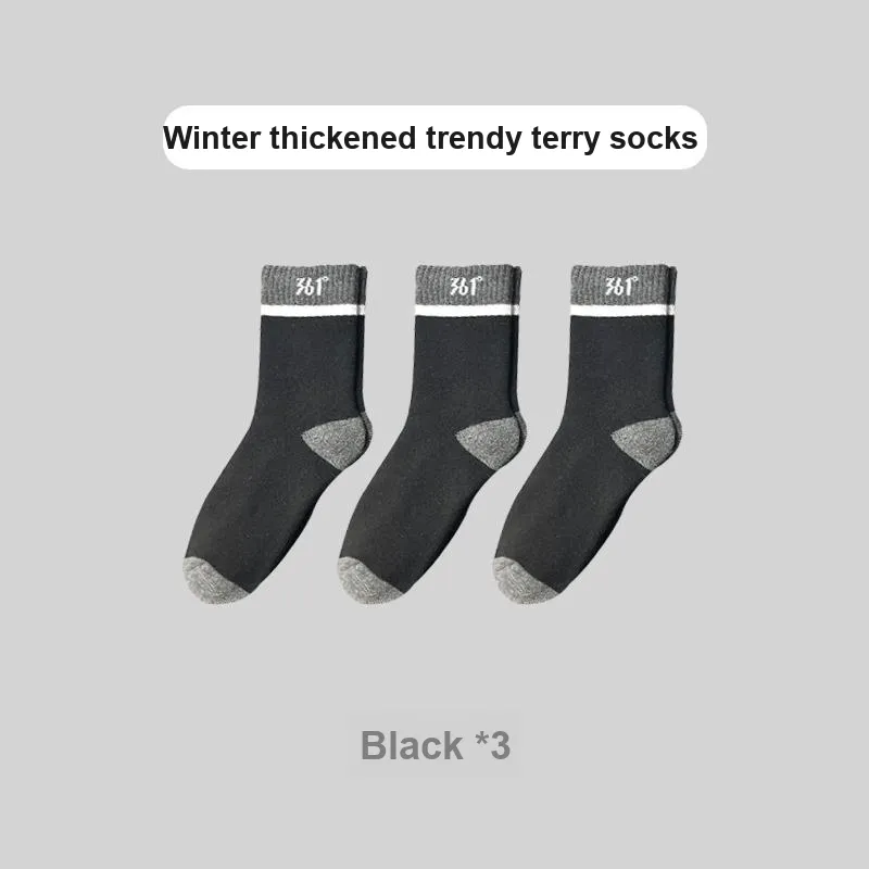 361° Mid Calf Socks Unisex Combo Set-3