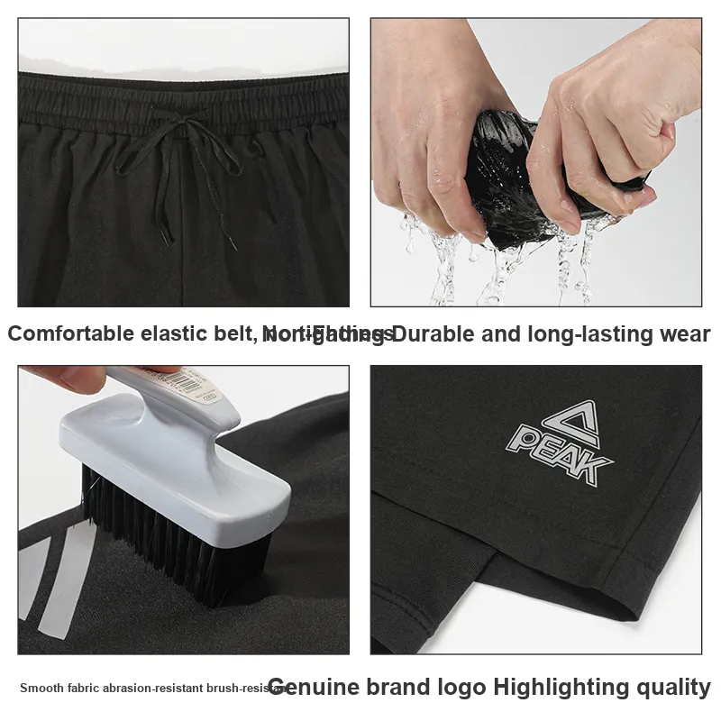 PEAK Swimming Sets Polyester Elastane Poolside Men's Black-2