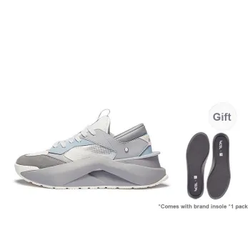 WCBL Chunky Sneakers Unisex Low Top Smoke Screen Gray