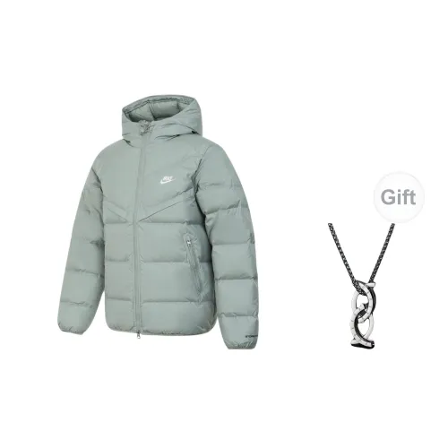 Nike Down Jackets Unisex Green Gift Necklaces