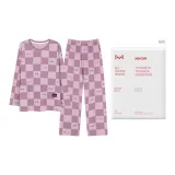 Couple Pajamas-Light Purple Checkered[Women's]