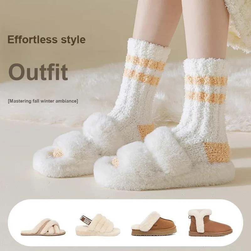 Caramella Mid Calf Socks Women's 3 Pack-3