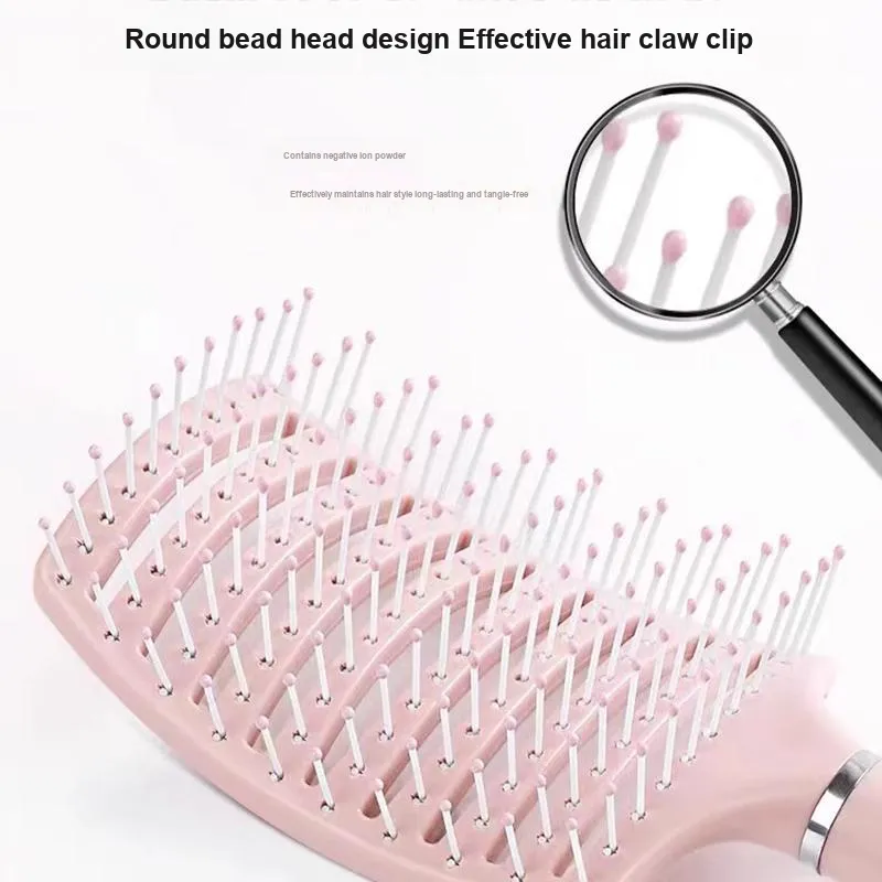 Gentle Welcome Volume Hair, Large Curve Rib Comb Air Cushion Comb Create A High Crown-4