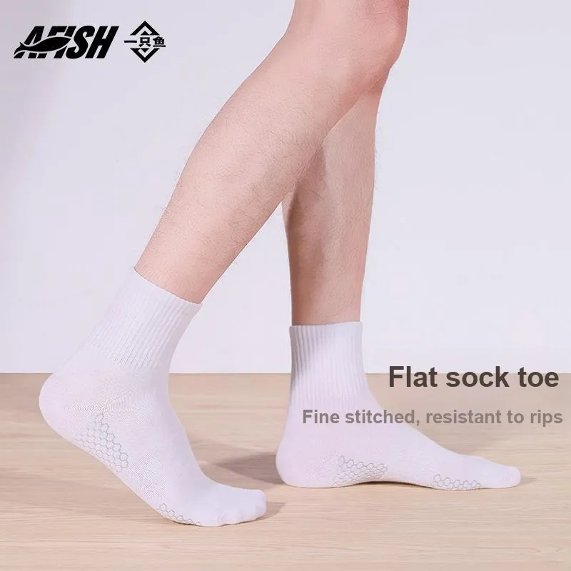 AFISH Mid-Calf Socks Men's 5 Pack-12