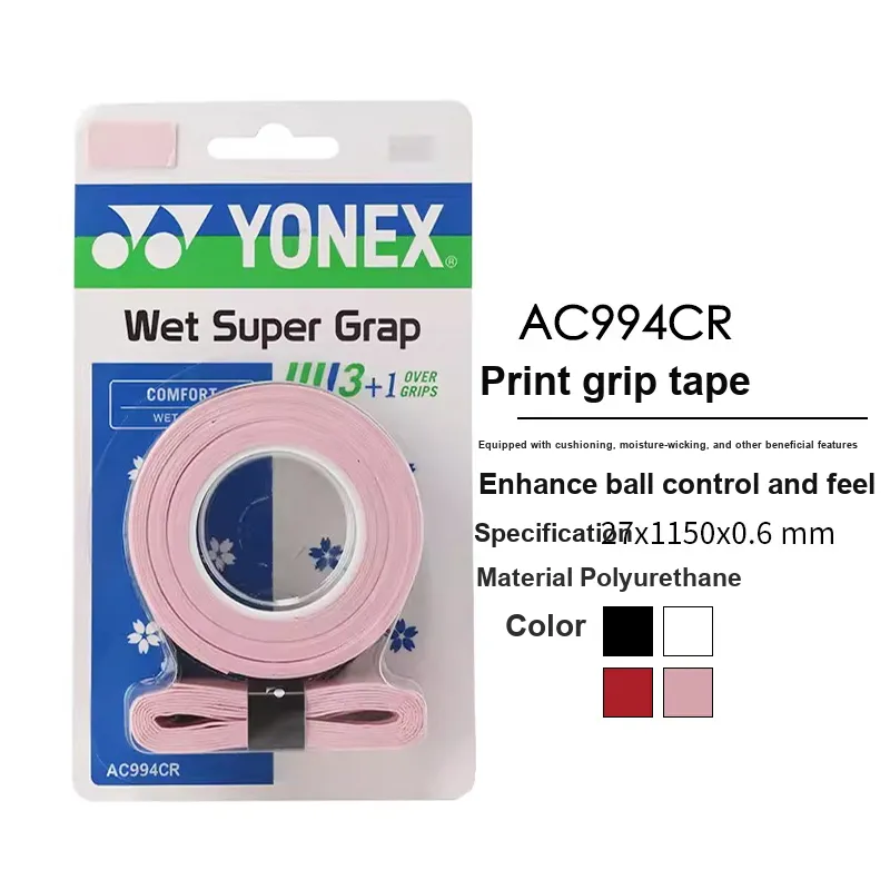 YONEX Badminton Grip Tape Viscose Polyester Thin 4 Pack-5